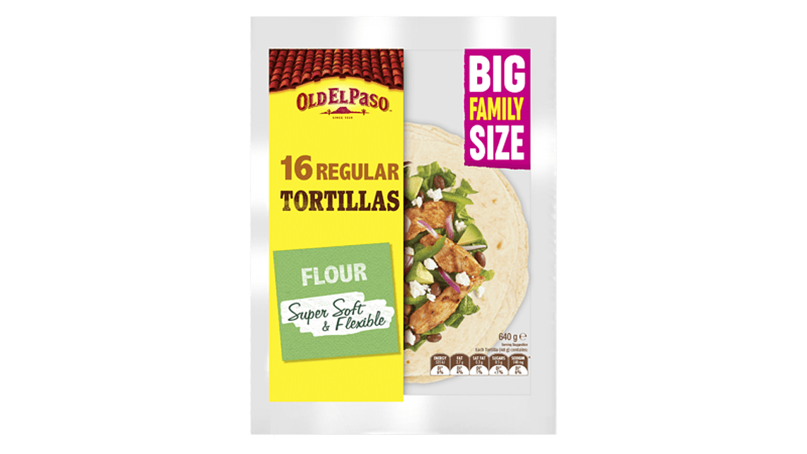16 Pack Family Tortillas